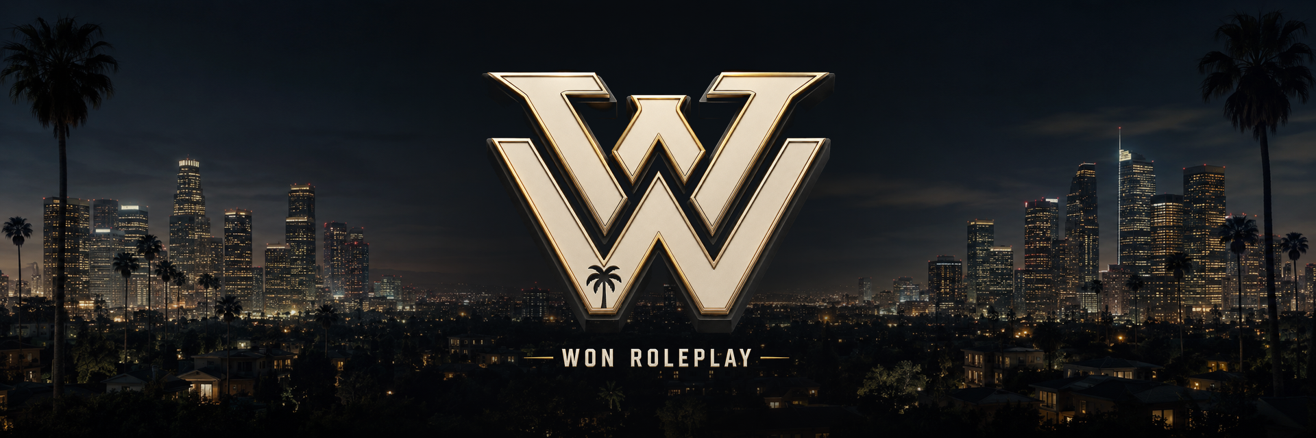 WON Roleplay gece şehir manzaralı banner